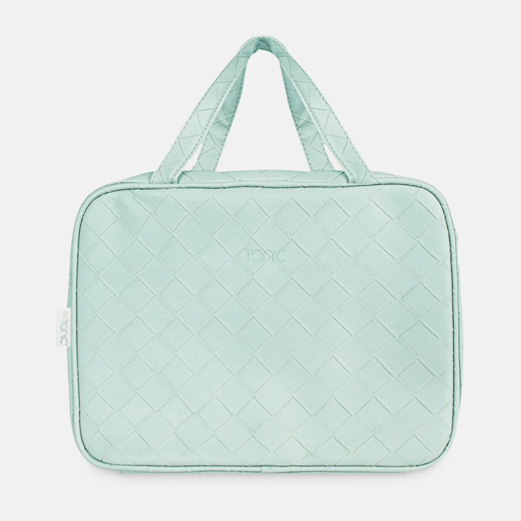 Tonic  Woven Hanging Cosmetic Bag | Teal available at Rose St Trading Co