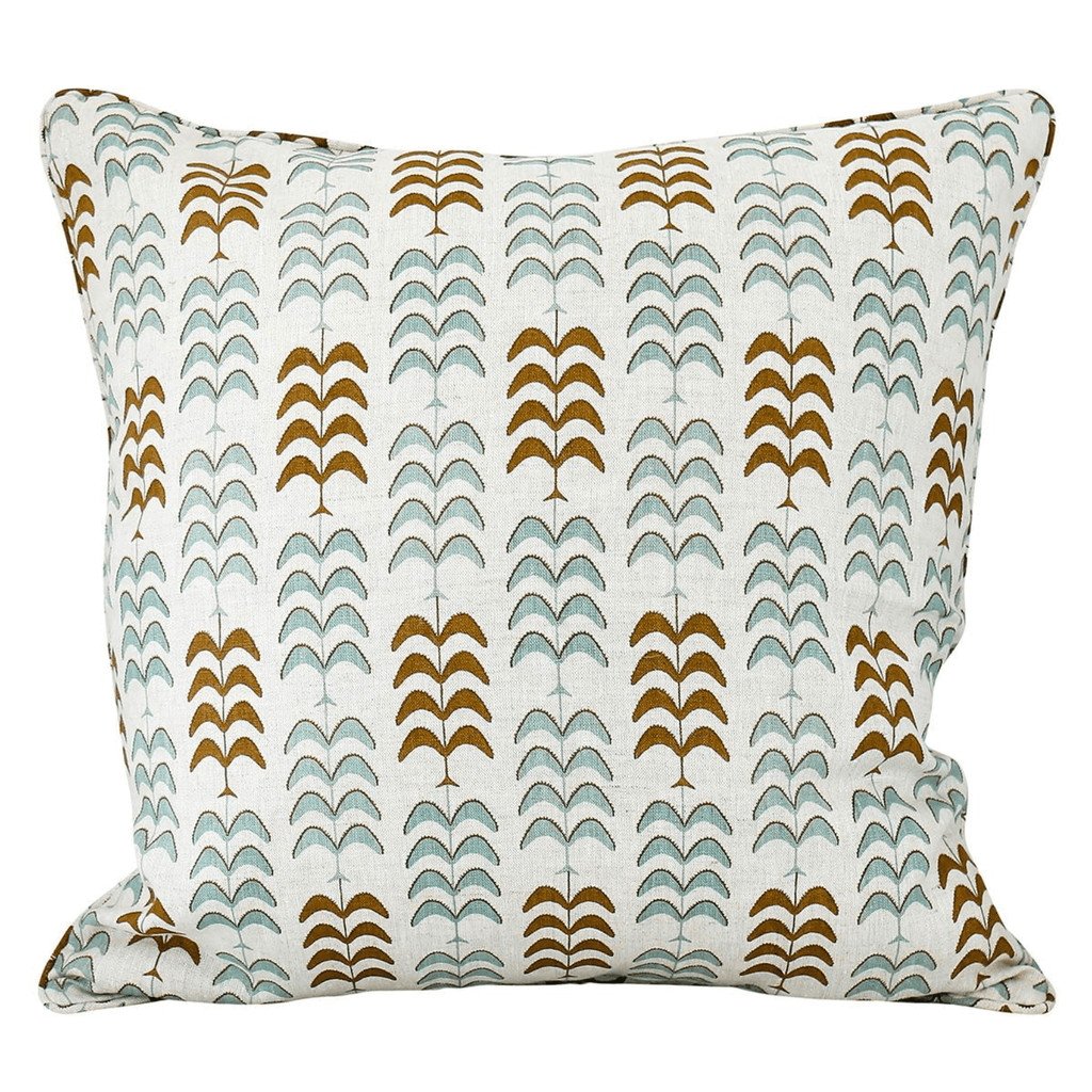 Walter G  Zambia Oak Celadon Linen Cushion available at Rose St Trading Co