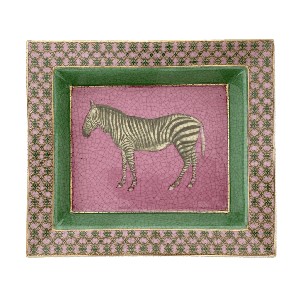 C.A.M.  Zoo Wall Plate | Zebra available at Rose St Trading Co