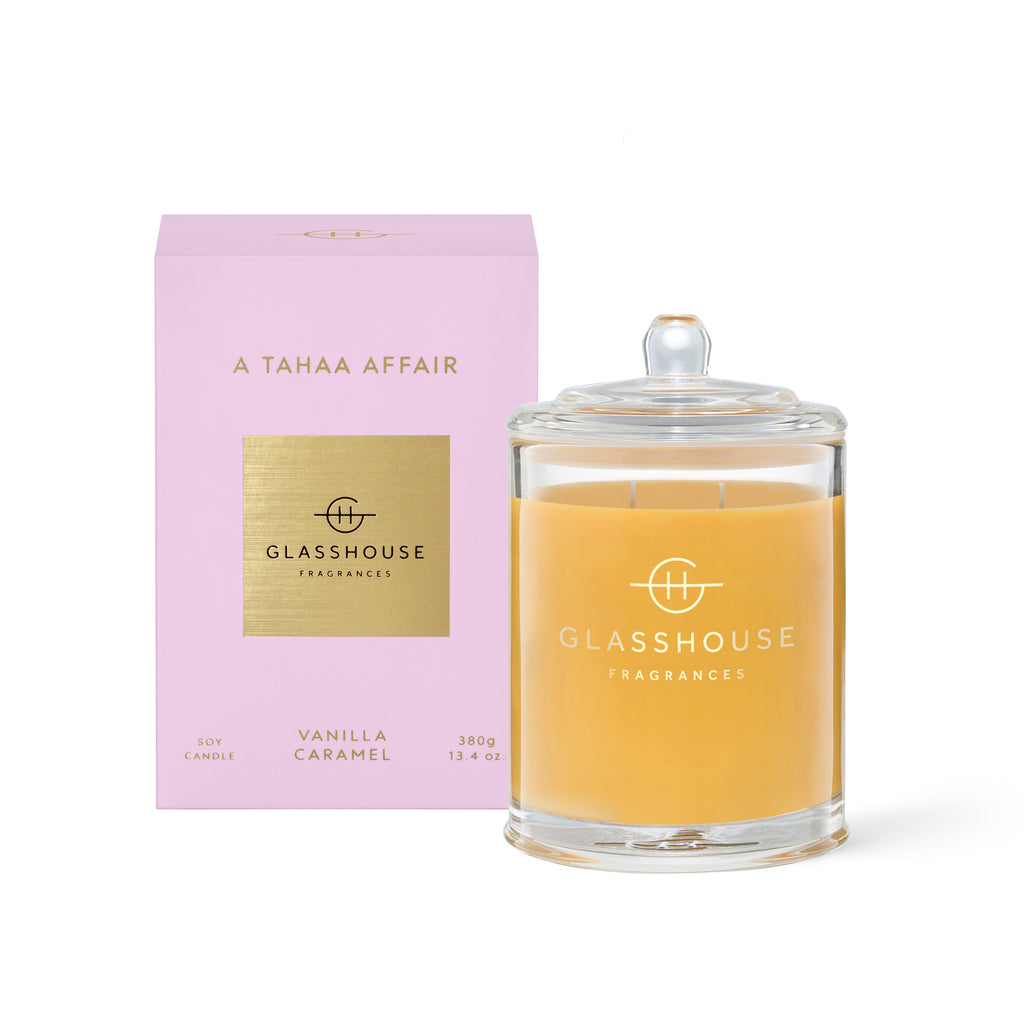 Glasshouse Fragrance  A Tahaa Affair 380g Candle available at Rose St Trading Co