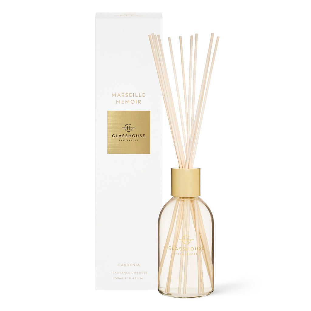 Glasshouse Fragrance  Marseille Memoir Diffuser available at Rose St Trading Co