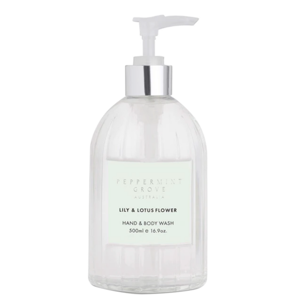 Peppermint Grove  Lily + Lotus Flower | Hand + Body Wash available at Rose St Trading Co