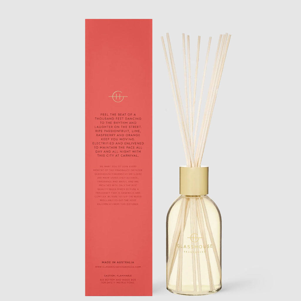 Glasshouse Fragrance  One Night in Rio Diffuser available at Rose St Trading Co